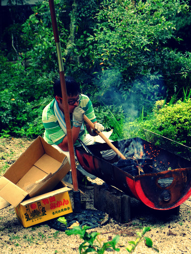 「島根・奥出雲 古民家暖々(だんだん)の手打ちそば、BBQパーティー」_a0000029_13234830.jpg