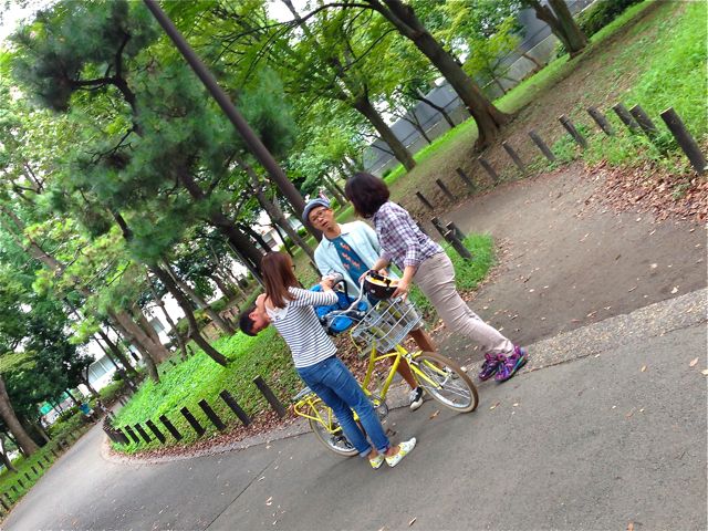 雑誌『BICYCLE NAVI』撮影 おしゃれ 自転車 女子 mama 子供乗せ_b0212032_20515032.jpg