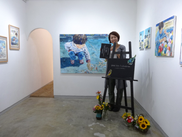 大森友佳展@最終日〜石橋郁美展・定点観察@搬入_e0272050_21114674.jpg