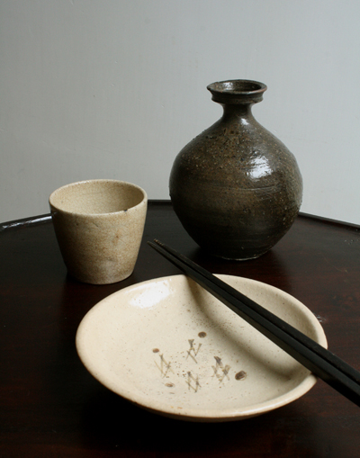 美濃 鉄絵 徳利 酒器（織部 御深井） 古美術 古道具 アンティーク