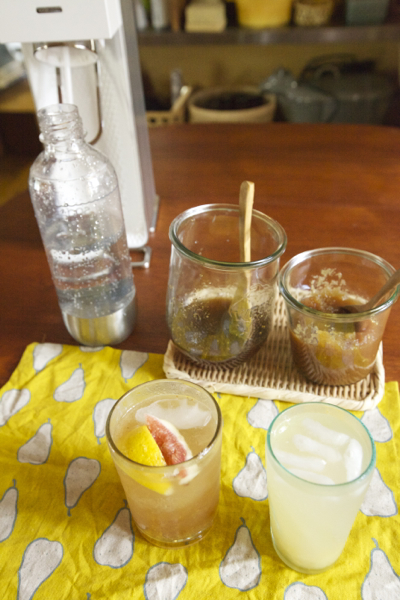 ソーダストリームのシロップ作り お茶会 Peddyのくまちゃん カメラを持って