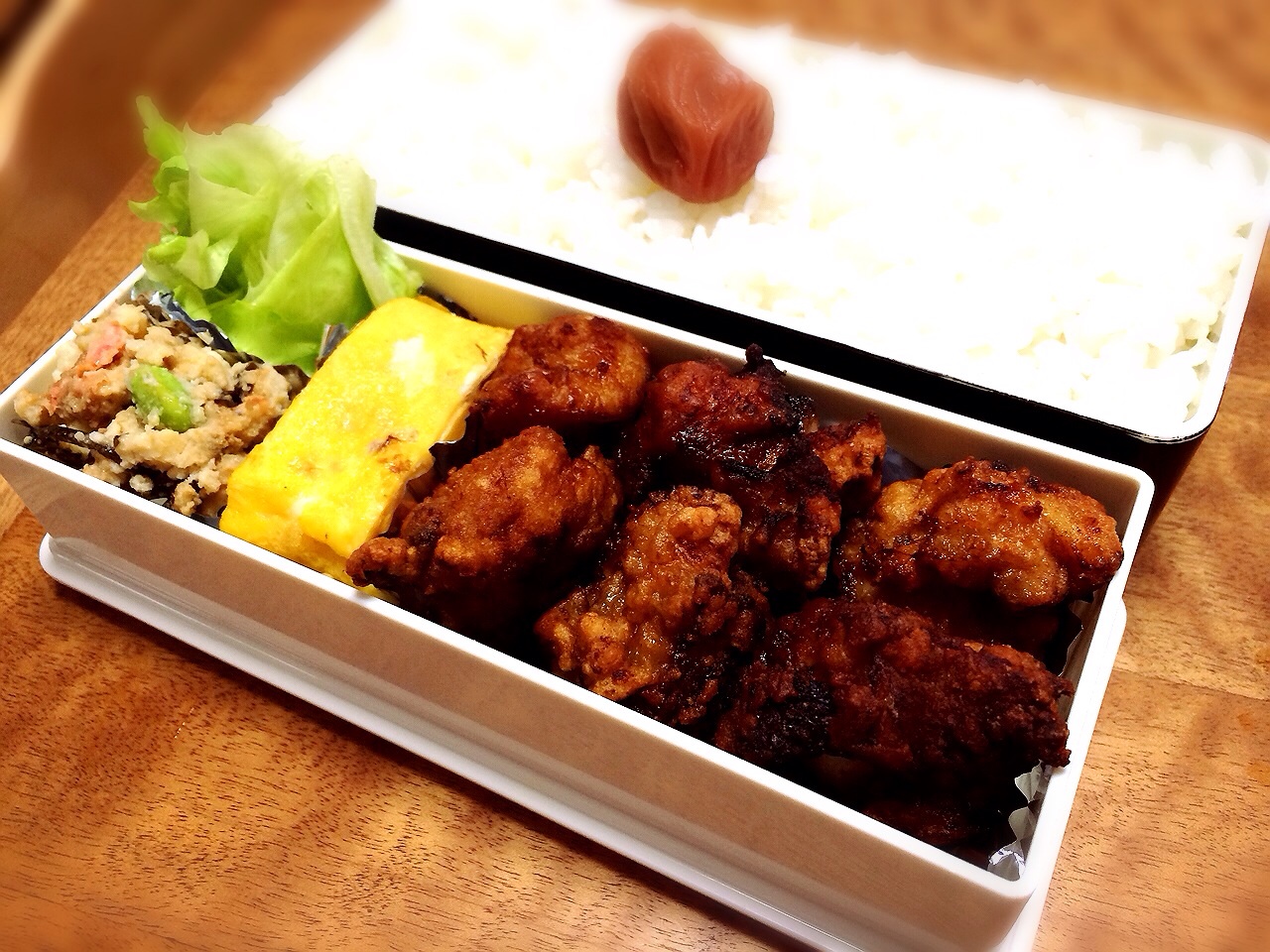 寝付きの悪い娘ちゃんと愛情弁当_b0340106_11285302.jpg