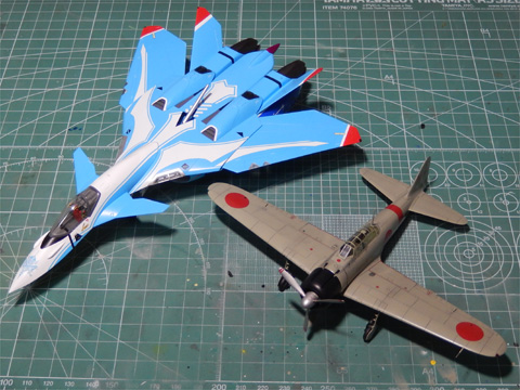 タミヤ 1/72 零戦21型（その3・完成） : サンフィッシュ飛行隊