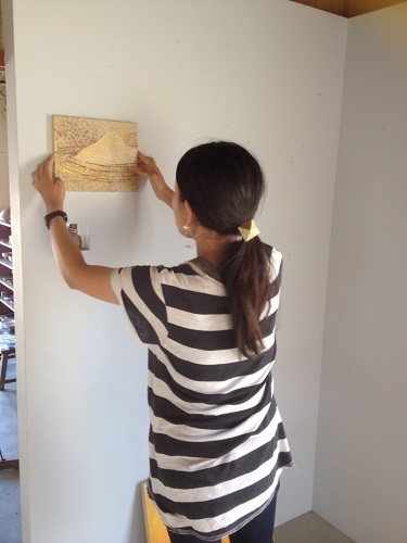 大塚麻美作品展 「山に聞いてみる」/ ぎゃらりーマドベ_a0251920_901474.jpg