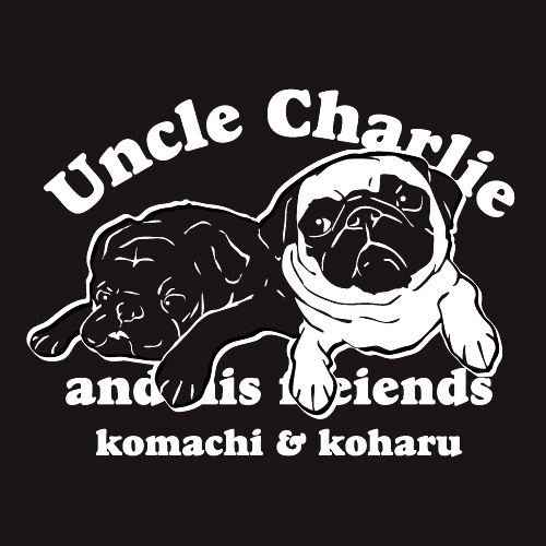 犬の絵 パグ Uncle Charlie Collection