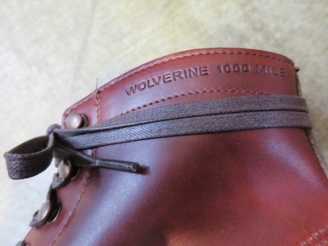 WOLVERLINE ・・・ 1000 MILE BOOTS!★!_d0152280_14122921.jpg