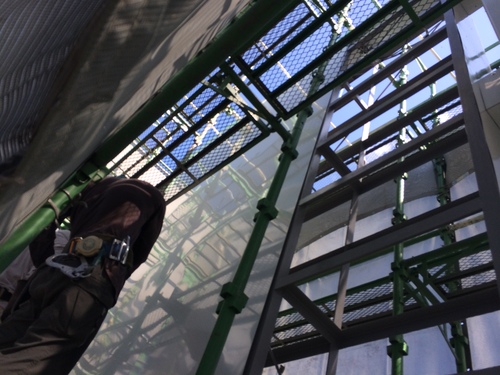 サインポール看板の改修..._b0152079_17384897.jpg