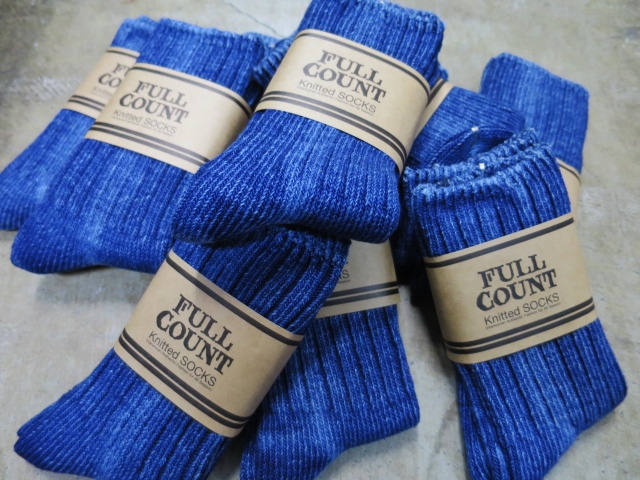 FULL COUNT ・・・ Indigo SOX！★！　(再・再入荷・最終です！　　訂正版)_d0152280_21425152.jpg