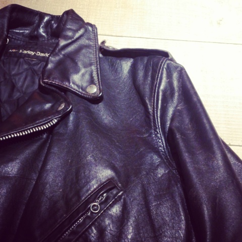 1970s \"AMF HARLEY-DAVIDSON\" Double Leather Ryders JKT ._d0172088_20395603.jpg