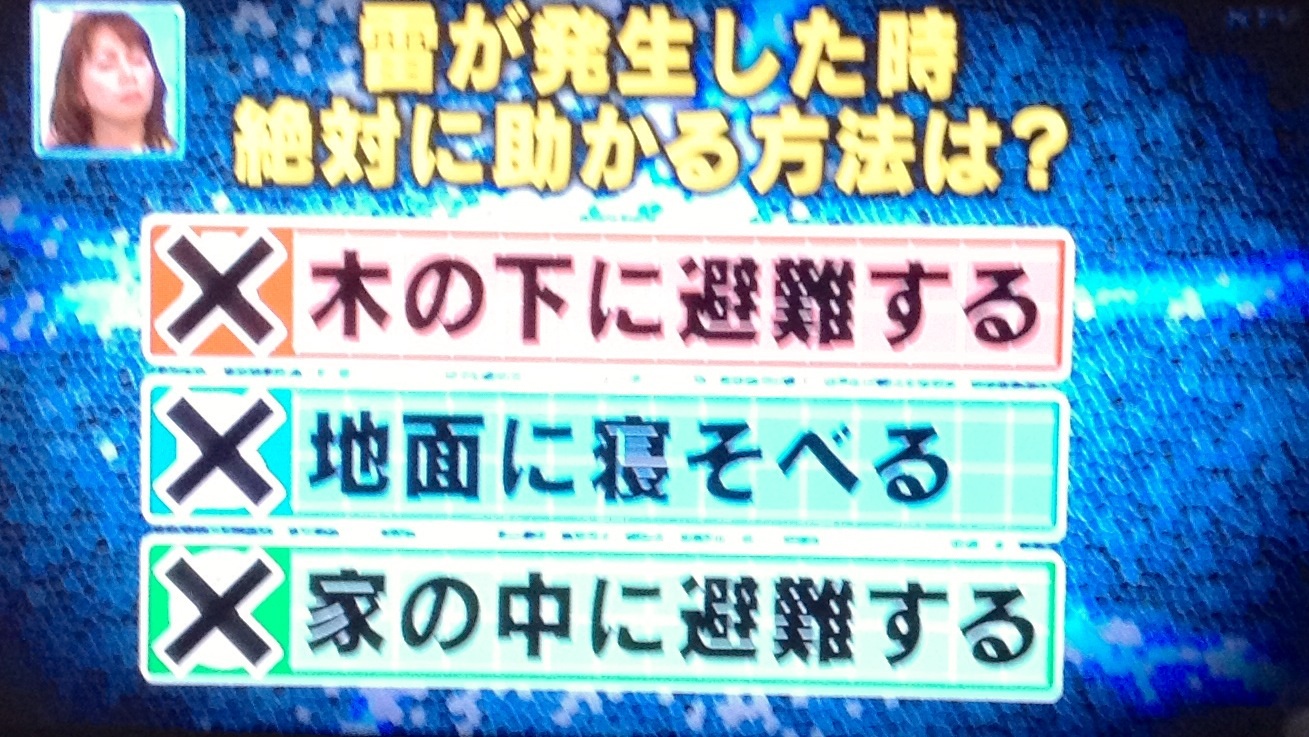 異常気象から身を守る防災意識！（雹、雷、竜巻編）_b0301400_09413604.jpg