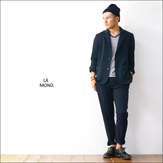 LA MOND [ラモンド] JERSEY 2B JACKET [143-504006] ジャージー 2ボタンジャケット MEN\'S_f0051306_19581860.jpg