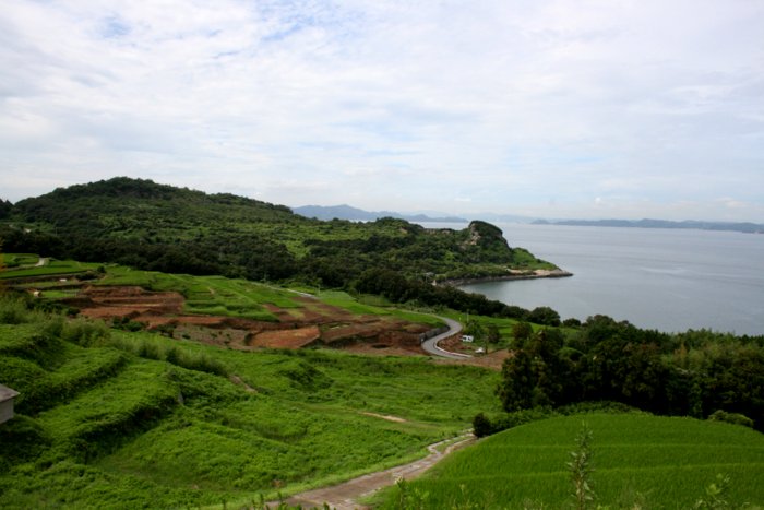 瀬戸内海の島・豊島⑥海が見える棚田と美術館～豊島美術館_b0168840_21173185.jpg