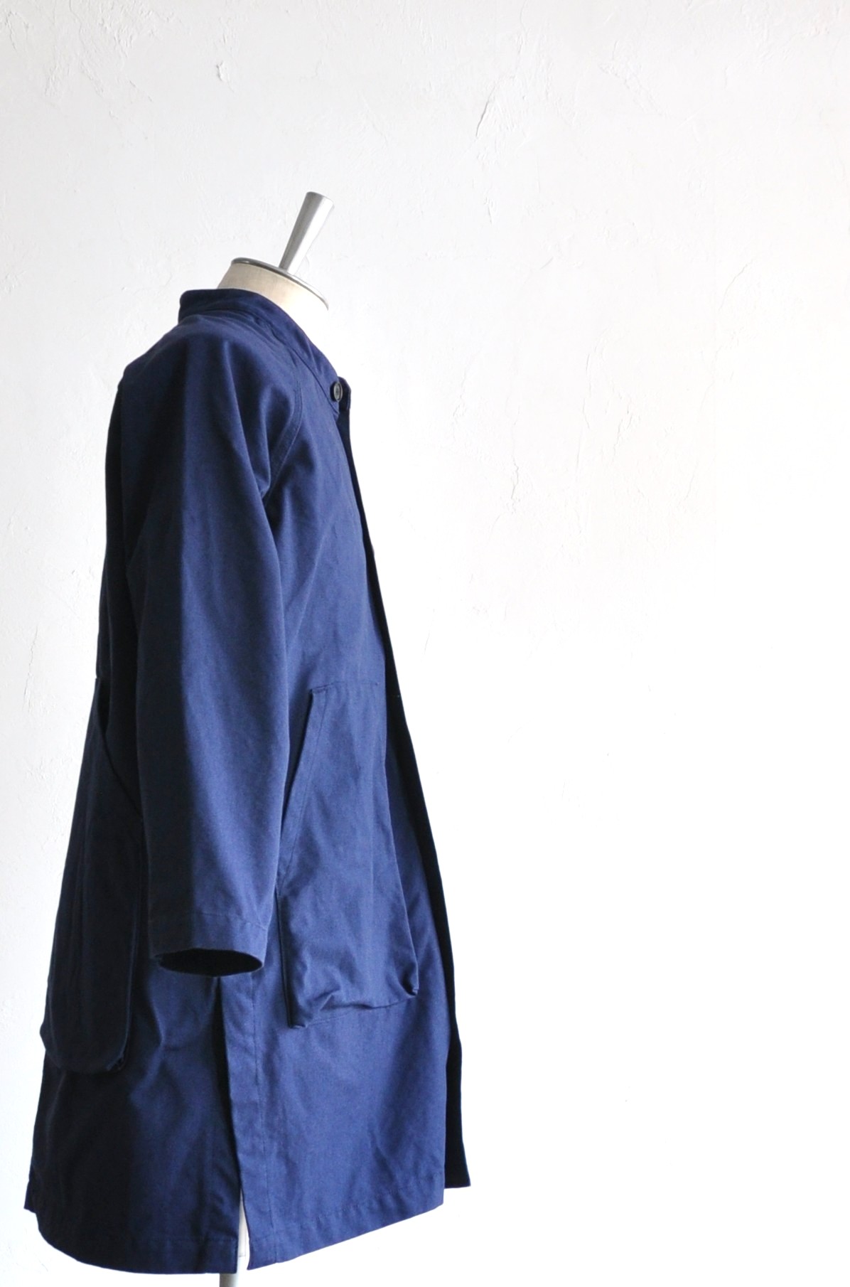 jujudhau　STAND COLLAR COAT(CANVAS NAVY)_d0120442_2012165.jpg