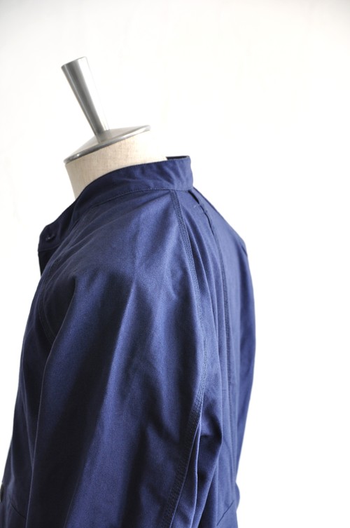 jujudhau　STAND COLLAR COAT(CANVAS NAVY)_d0120442_20121943.jpg