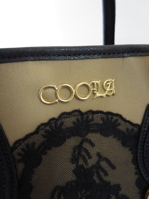 クーラ COOLA NEWアンティークコットンレースBag(L)_e0076692_20594248.jpg