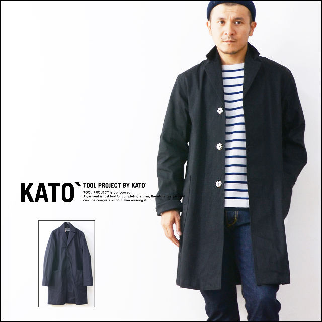 KATO' [カトー] DENIM CHESTER COAT [KJ432261] デニムチェスター