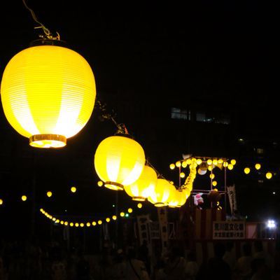 予知能力者でもいたんだろうか?近所の盆踊り_c0060143_8512177.jpg