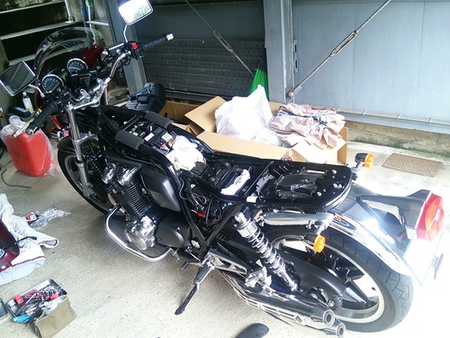 CB1100EXタンクへ交換☆ : Husqvarnaでのんびりいこう♪ CB1100EXタンクへ交換☆ : Husqvarnaでのんびりいこう♪