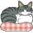 こぎん刺し  試作のつもりが  小物敷き ♪_a0136293_1533165.gif