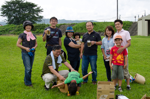 大嶋重利教授が来訪・大嶋・斎藤研究室のバーベキュー＆芋煮会_c0075701_21195848.jpg