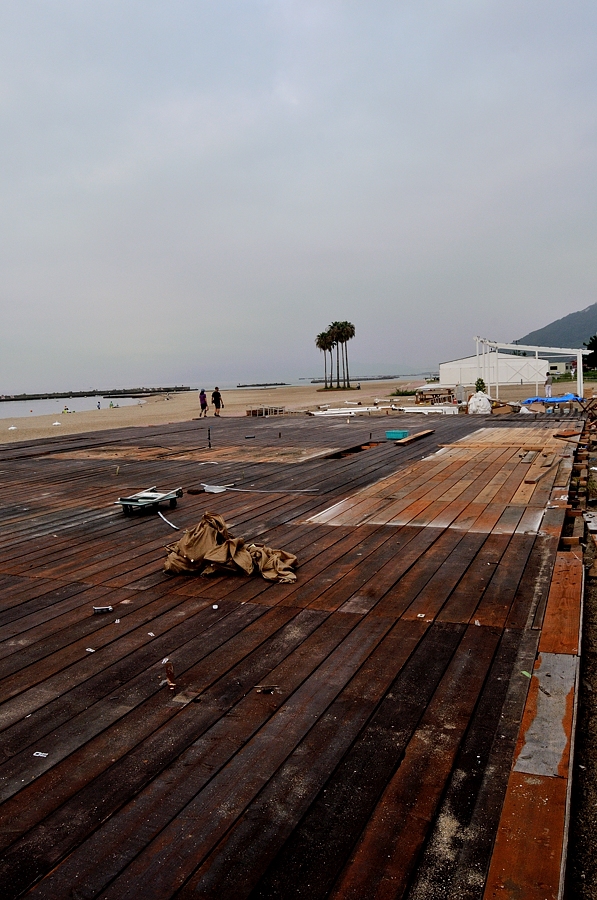 海の家解体２０１４須磨海水浴場-２/４_d0148541_2058482.jpg