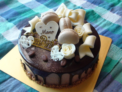 リボンのチョコケーキ Natureな日々 リボンのチョコケーキ Natureな日々