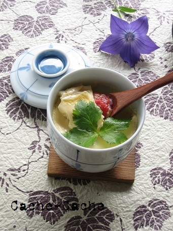 炙りしめ鯖寿司、生湯葉とプチトマトの茶碗蒸し & つくレポ♪_d0319943_2331444.jpg