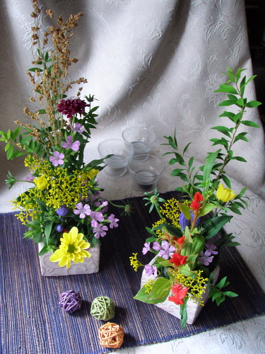 お月見花3 ミニアレンジ Flower Id Design お月見花3 ミニアレンジ Flower Id Design