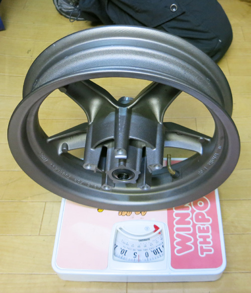 シグナスX ホイールとフェンダー : zesta E style