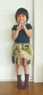 子供のスカート ＋ 私のチュニック_a0284626_1237021.jpg