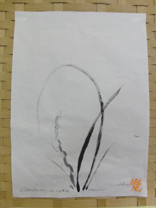 水墨画 ~ 蘭 ~_e0222340_17415718.jpg