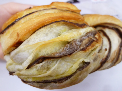 CROISSANT BAGEL CHOCO (クロワッサンベーグル チョコ)@サークルKサンクス_c0152767_1815750.jpg