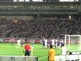 初サッカー観戦★_f0224804_17301484.jpg