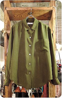 Green Blouse, Monotone Skirt, Vintage Apron,  \"Dansk\" Cup ♪_c0220830_20304667.jpg