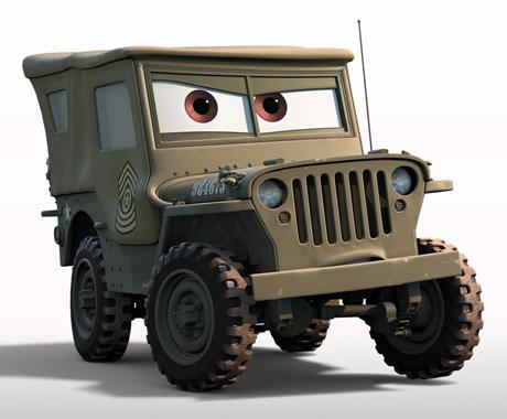 カーズ  Гサージ 」 サージ Sarge : パンテーラ・イワサキとCARSの世界