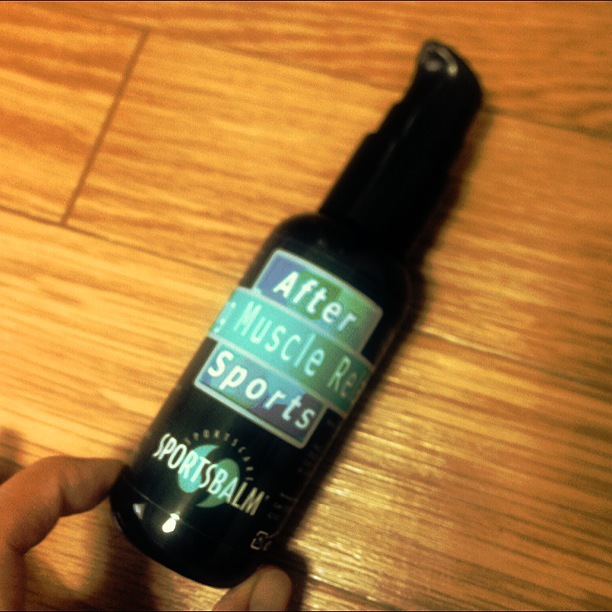 スポーツバルム グリーン マッスルリラクサント きりのロードバイク日記