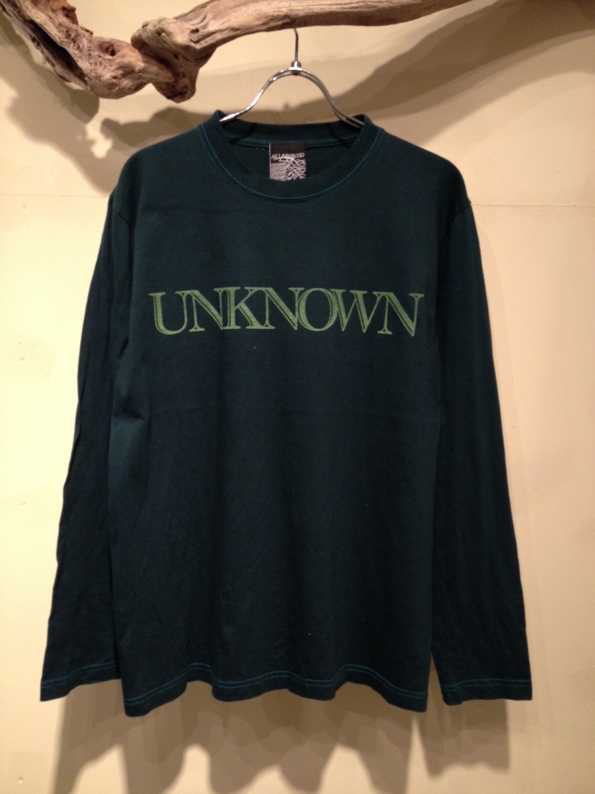 L/S Tee \"UNKNOWN\" OVER DYE Ver_f0126931_16574682.jpg