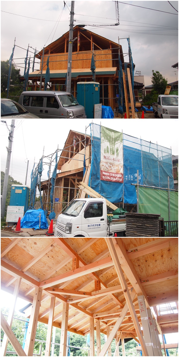 泉区新橋の家☆上棟から二日後_c0152341_9461718.jpg