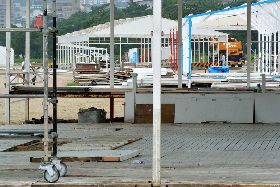 海の家解体２０１４須磨海水浴場・全てＶ２_d0148541_2275029.jpg