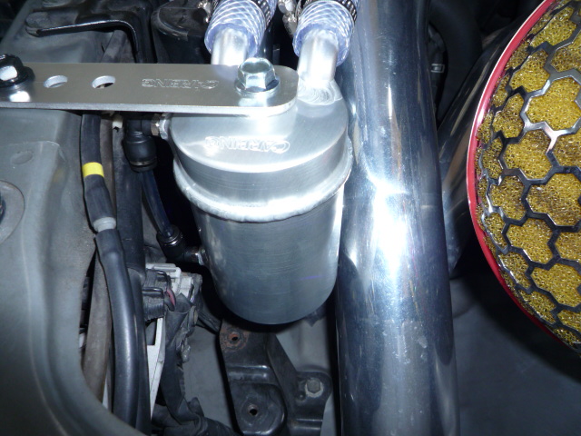 Wgnc34 ステージア オイルキャッチタンク取付け Tts Worker 日記 Wgnc34 ステージア オイルキャッチタンク取付け Tts Worker 日記