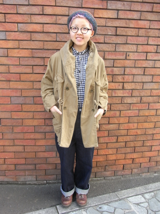 後染 カツラギ起毛リングコート : SAPPORO STAFF BLOG 後染 カツラギ起毛リングコート : SAPPORO STAFF BLOG