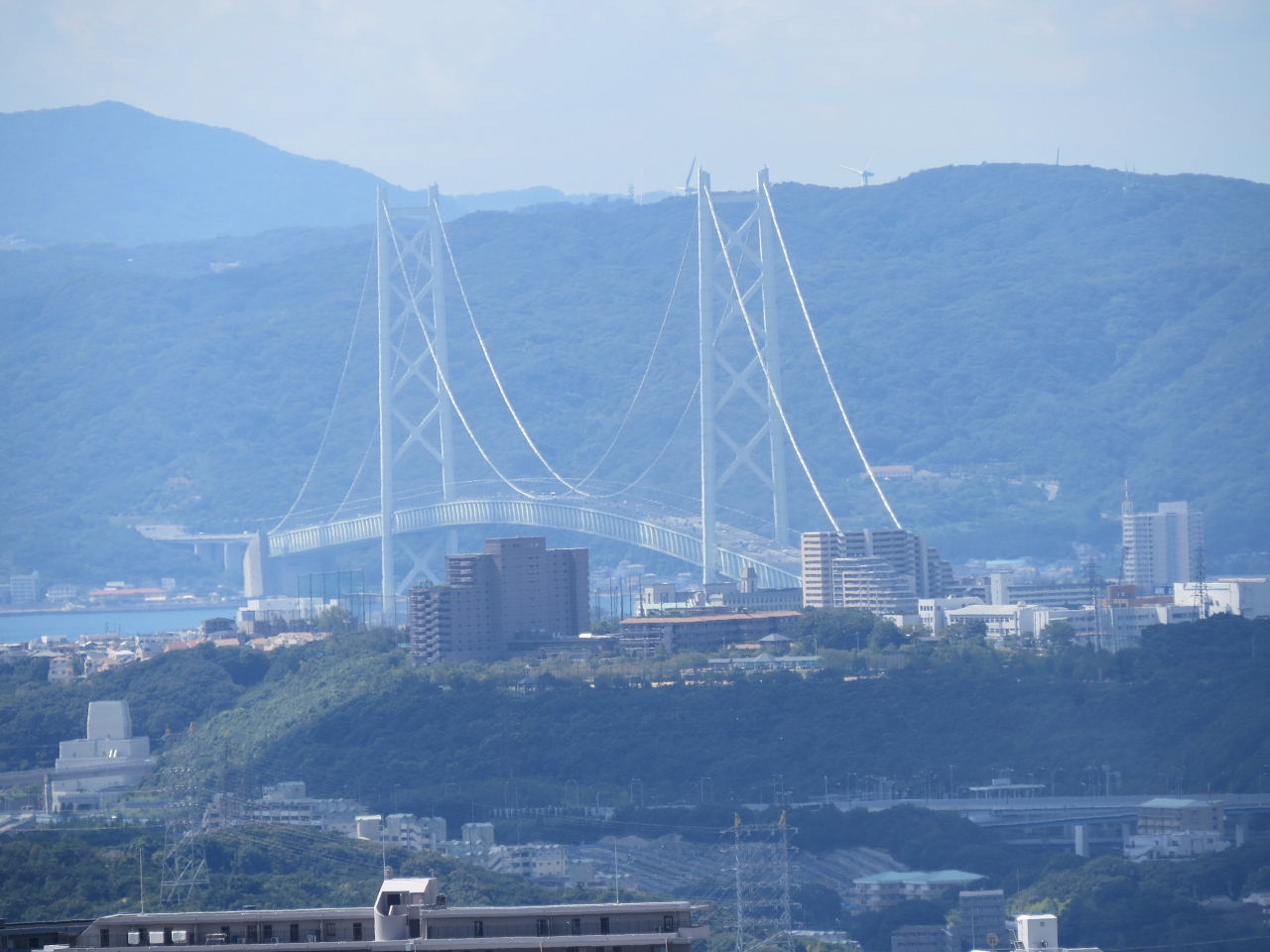 しあわせの村 明石海峡大橋 日本庭園 仙人草 忍冬 棗 紫苑 彼岸花 ロクアイつれづれ２
