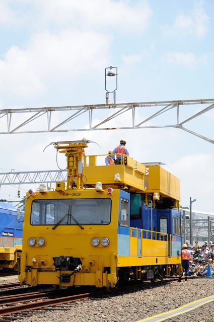 東海道新幹線ではたらく車両たち・高所編 : 蜜蜂的写真日記