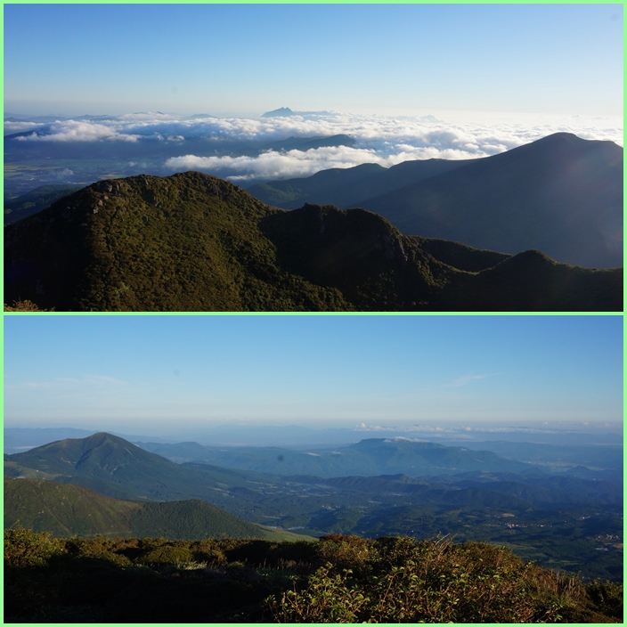 リンドウの花咲く初秋の三俣山。_f0016066_434250.jpg