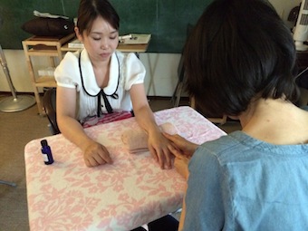 今日はアロマハンド2日目 9月のハンド終了です_a0191183_17112967.jpg