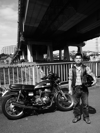 安齋 光明 & HONDA CB750K7(2014 0831)_f0203027_1428983.jpg