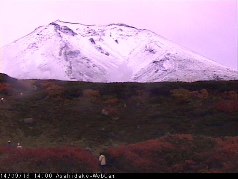 2014年9月16日　北海道・旭岳＆黒岳で初冠雪！！_e0037849_18435882.jpg