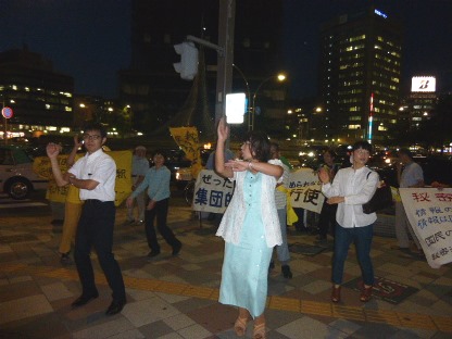 9月16日の街頭宣伝~踊り付き~_c0241022_2073242.jpg