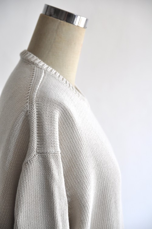 ゴーシュ　Bulky Cotton Knit Wide Pullover_d0120442_14374737.jpg