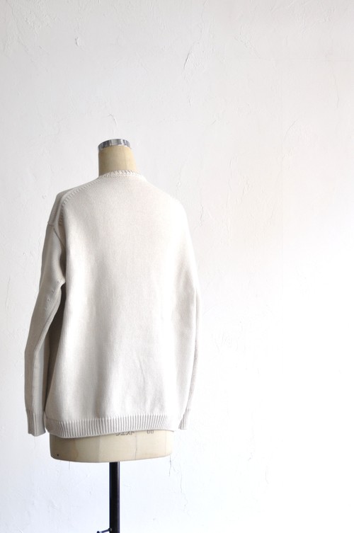 ゴーシュ　Bulky Cotton Knit Wide Pullover_d0120442_14375997.jpg